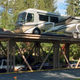 The aircraft carrier lift to Tom Gonzalez’s legendary underground garage in Lake Tahoe. Screenshot from House 8 Media